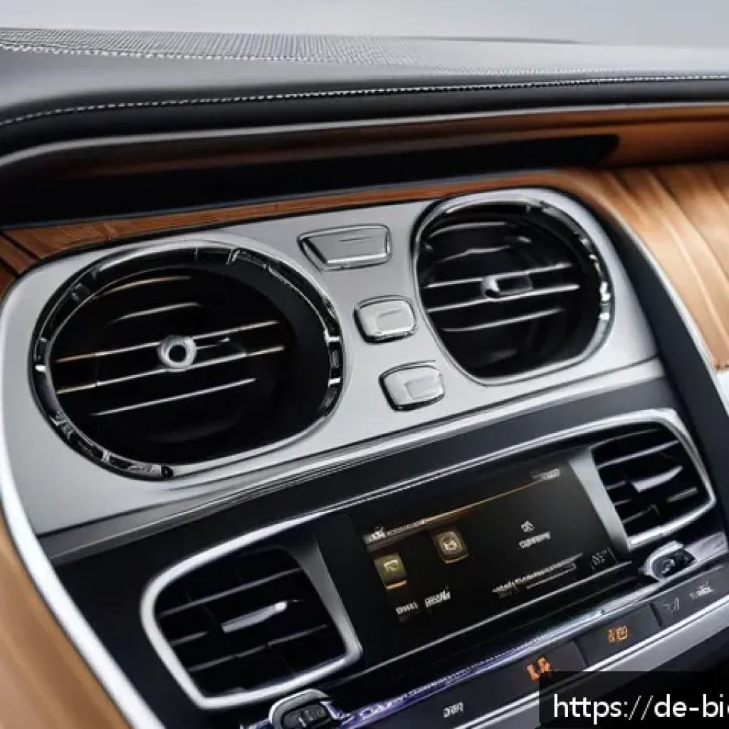 바이오 기반 소재의 트렌드 변화와 전망 - A modern automotive interior showcasing lightweight biobased materials: close-up of a car door panel...