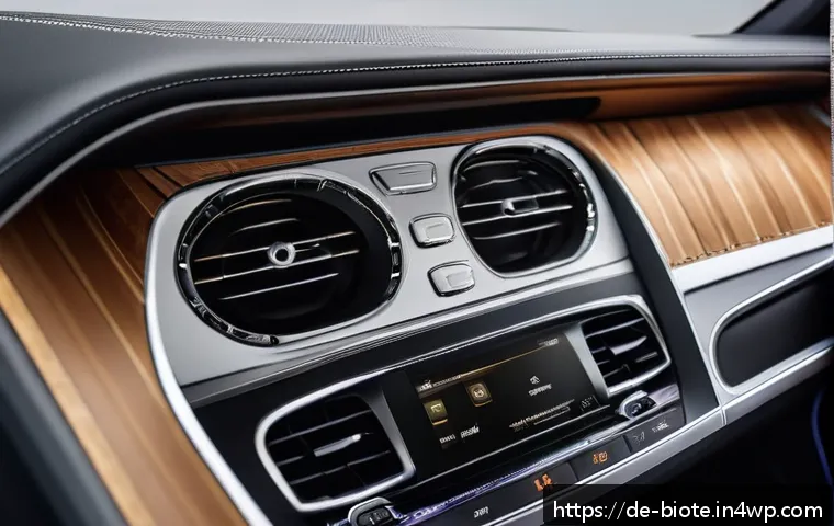 바이오 기반 소재의 트렌드 변화와 전망 - A modern automotive interior showcasing lightweight biobased materials: close-up of a car door panel...